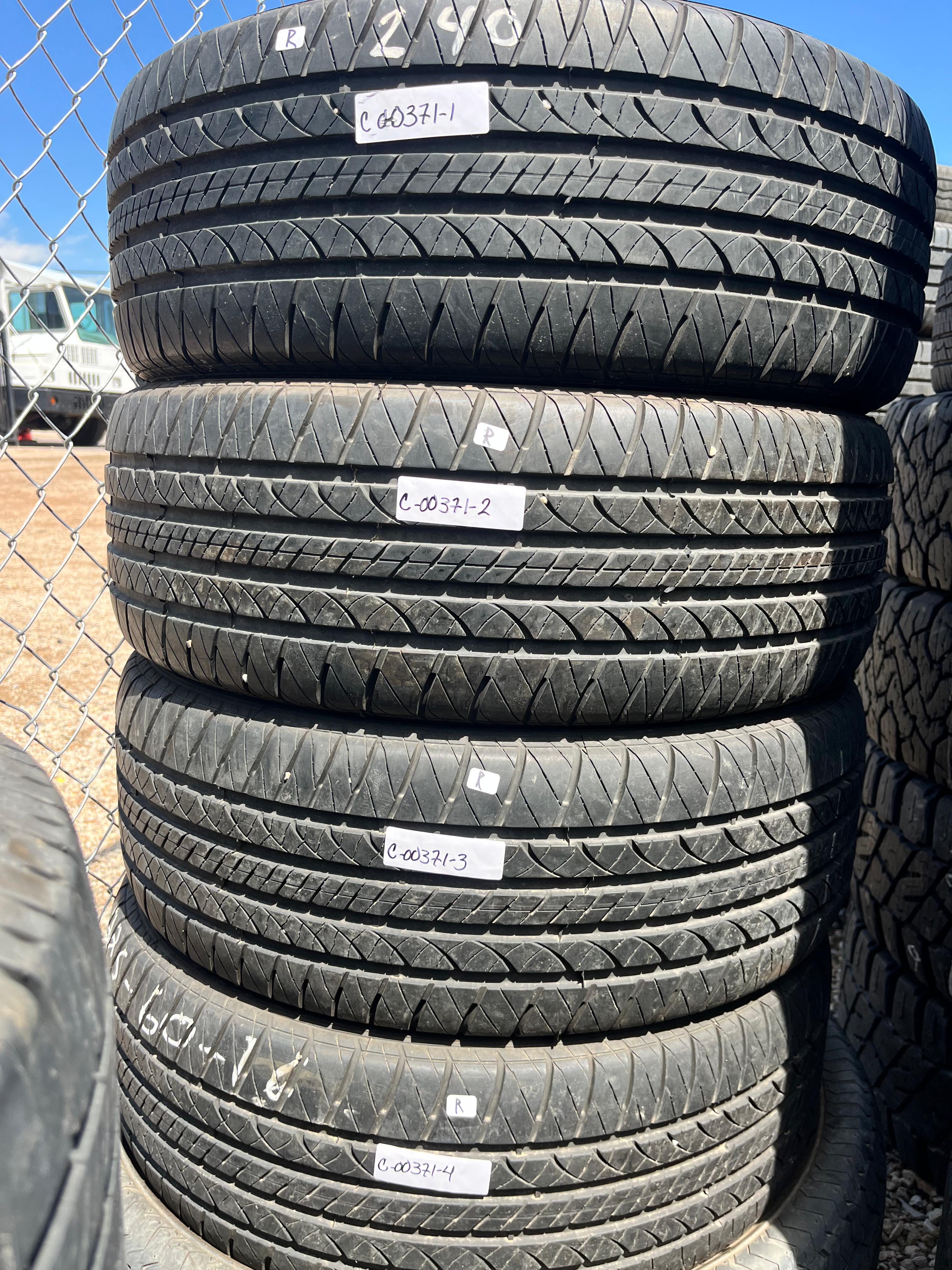 225/60R16 Set (4 Used Tires) Douglas Touring