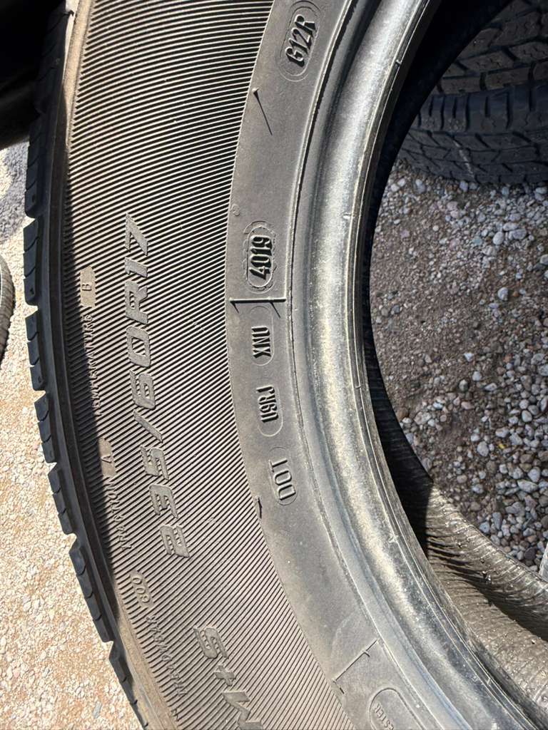 235/60R17 Pair (2 Used Tires) Cooper Discoverer HTP