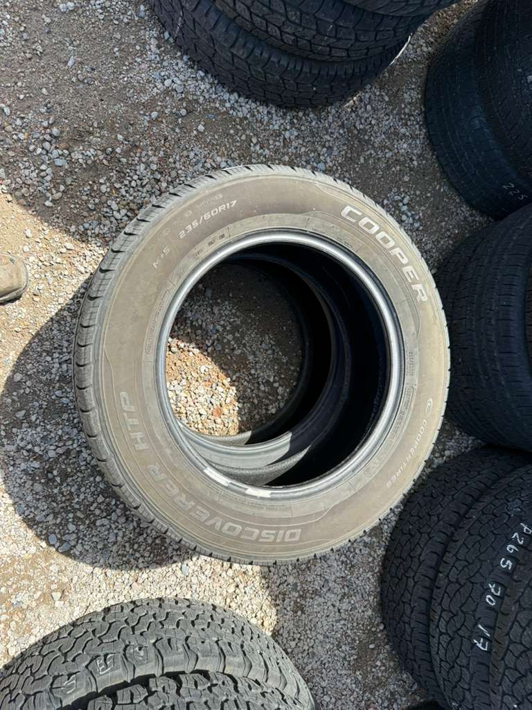 235/60R17 Pair (2 Used Tires) Cooper Discoverer HTP