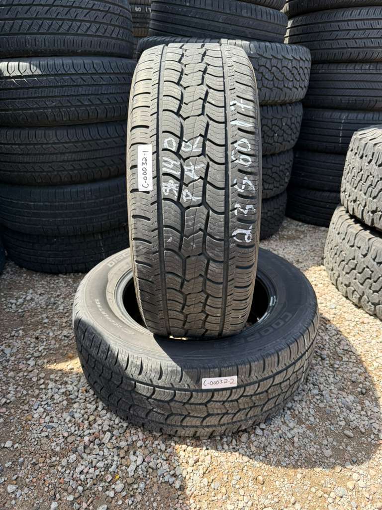 235/60R17 Pair (2 Used Tires) Cooper Discoverer HTP