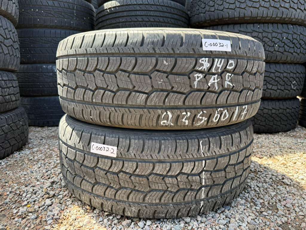 235/60R17 Pair (2 Used Tires) Cooper Discoverer HTP