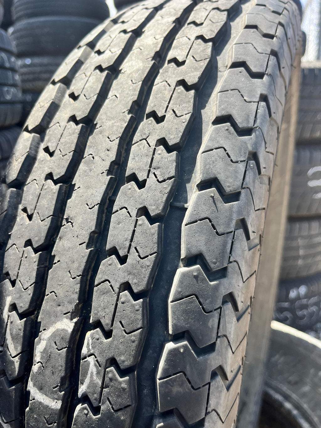 LT235/85R16 Pair (2 Used Tires) Power King TowMax STR