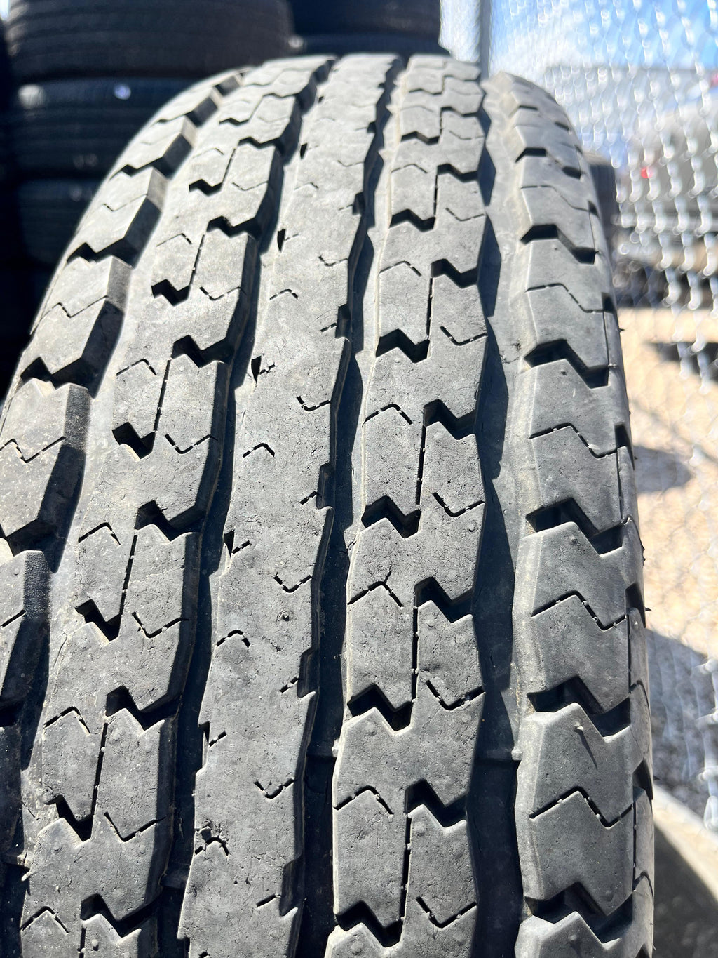 LT235/85R16 Pair (2 Used Tires) Power King TowMax STR