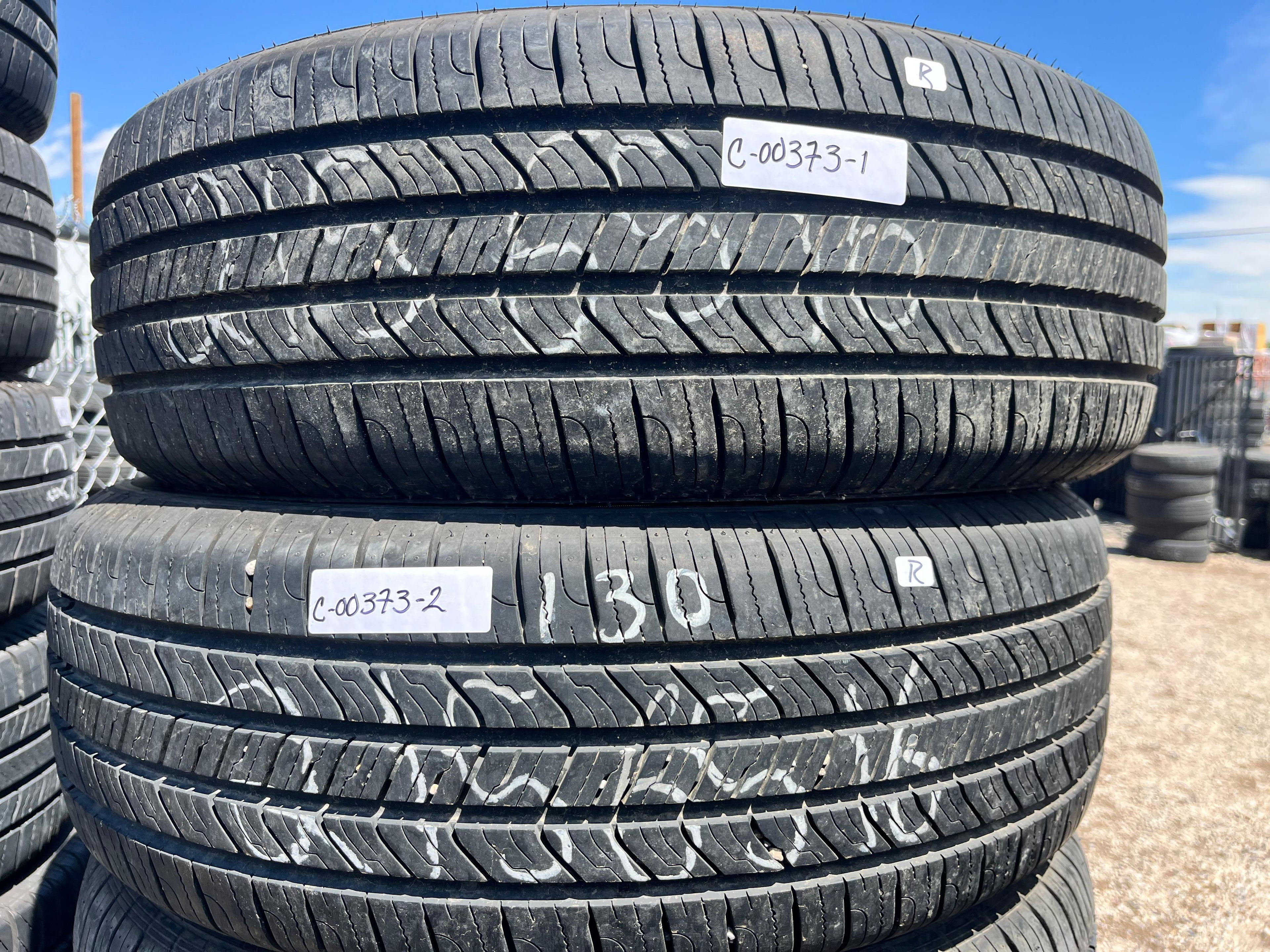 215/65R16 Pair (2 Used Tires) Sailun Atrezzo (SH400)