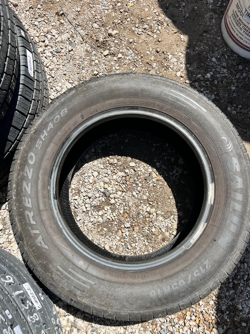 215/65R16 Pair (2 Used Tires) Sailun Atrezzo (SH400)