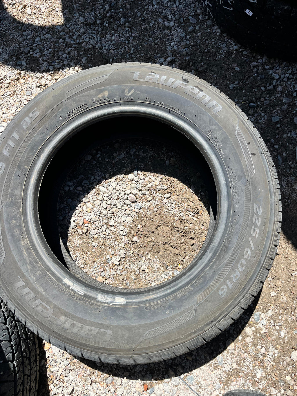 225/60R16 Pair (2 Used Tires) Laufenn G Fit AS