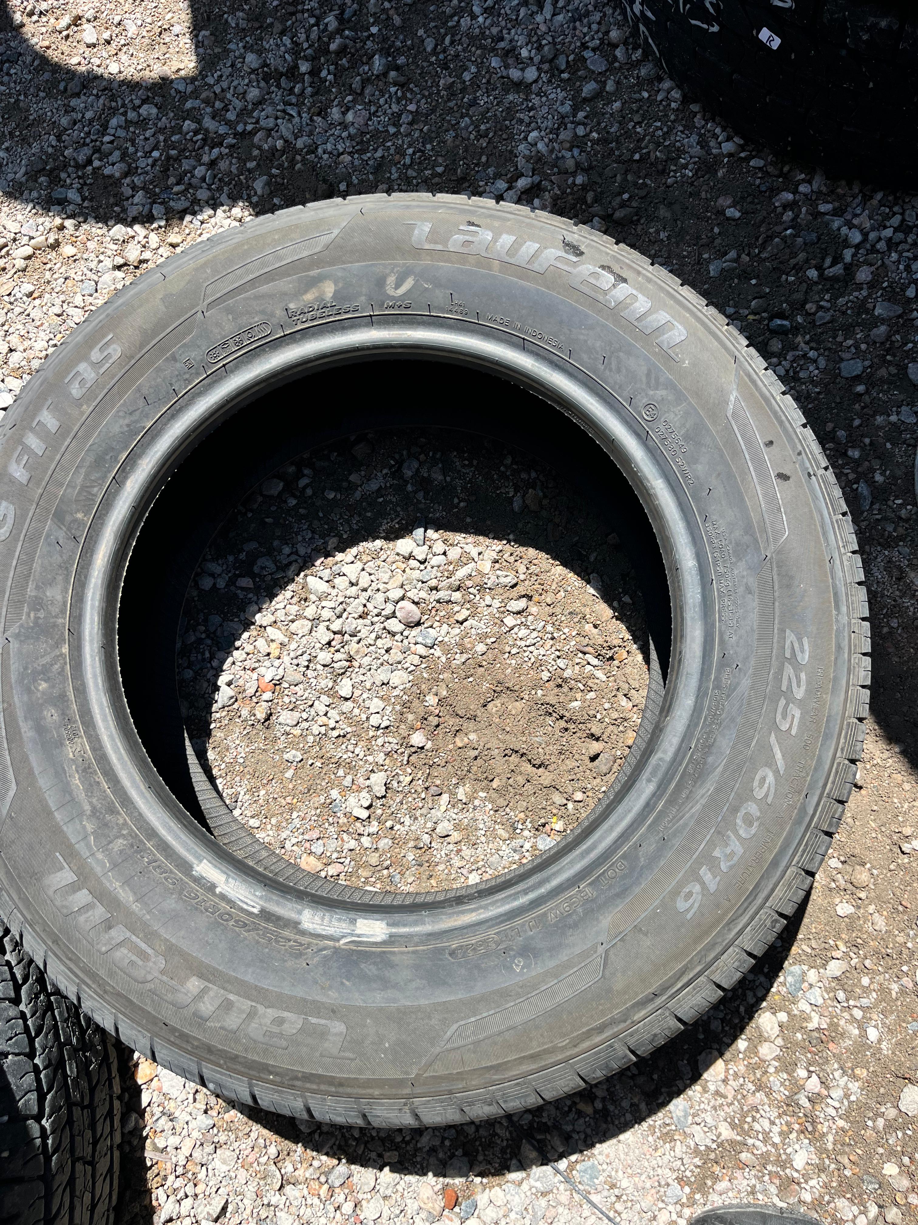 225/60R16 Pair (2 Used Tires) Laufenn G Fit AS