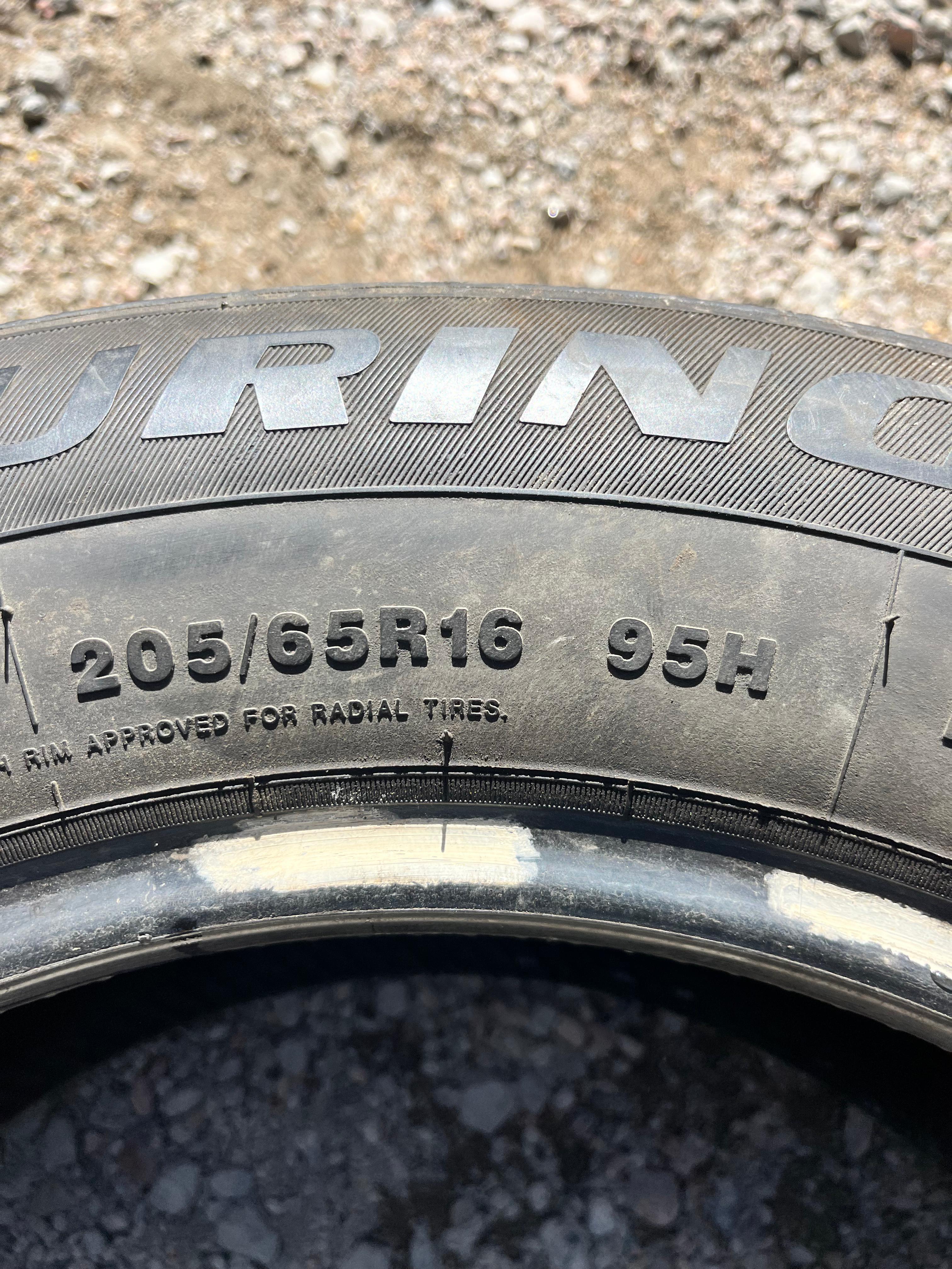 205/65R16 Set (4 Used Tires) Sentury Touring