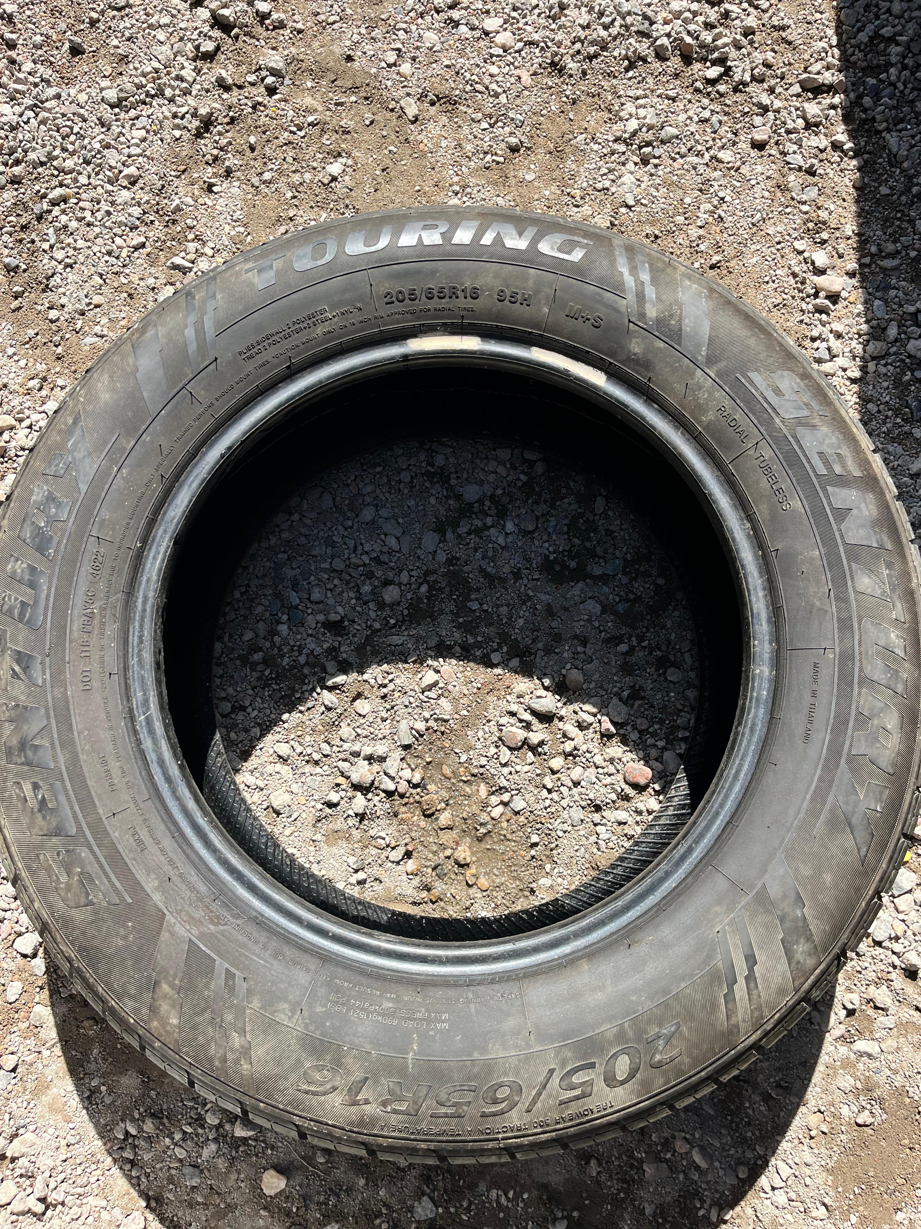 205/65R16 Set (4 Used Tires) Sentury Touring