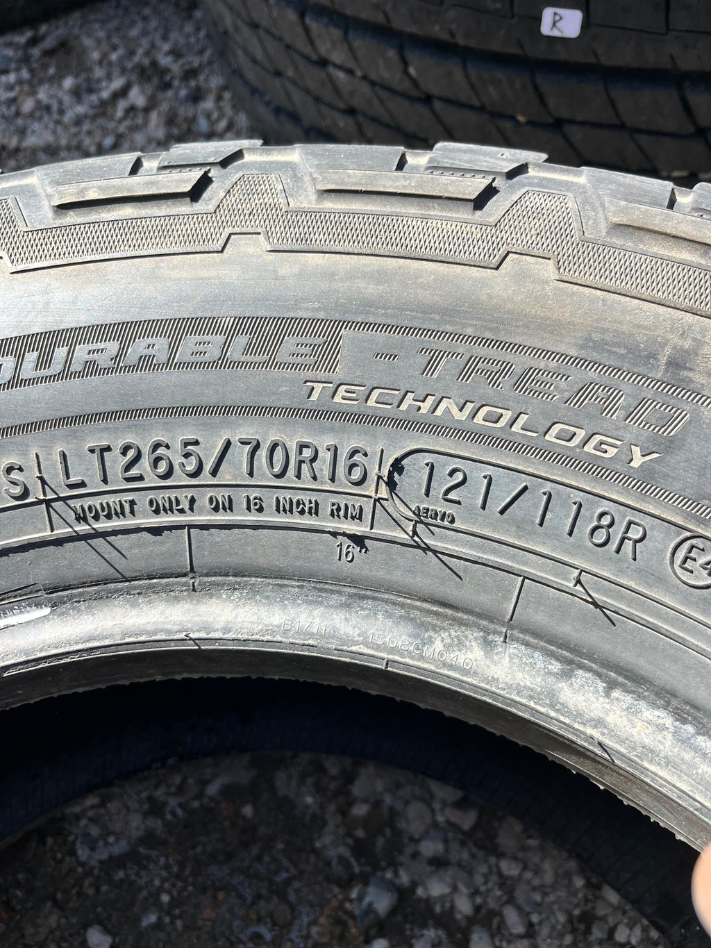LT265/70R16 Pair (2 Used Tires) Cooper Discoverer (AT3)