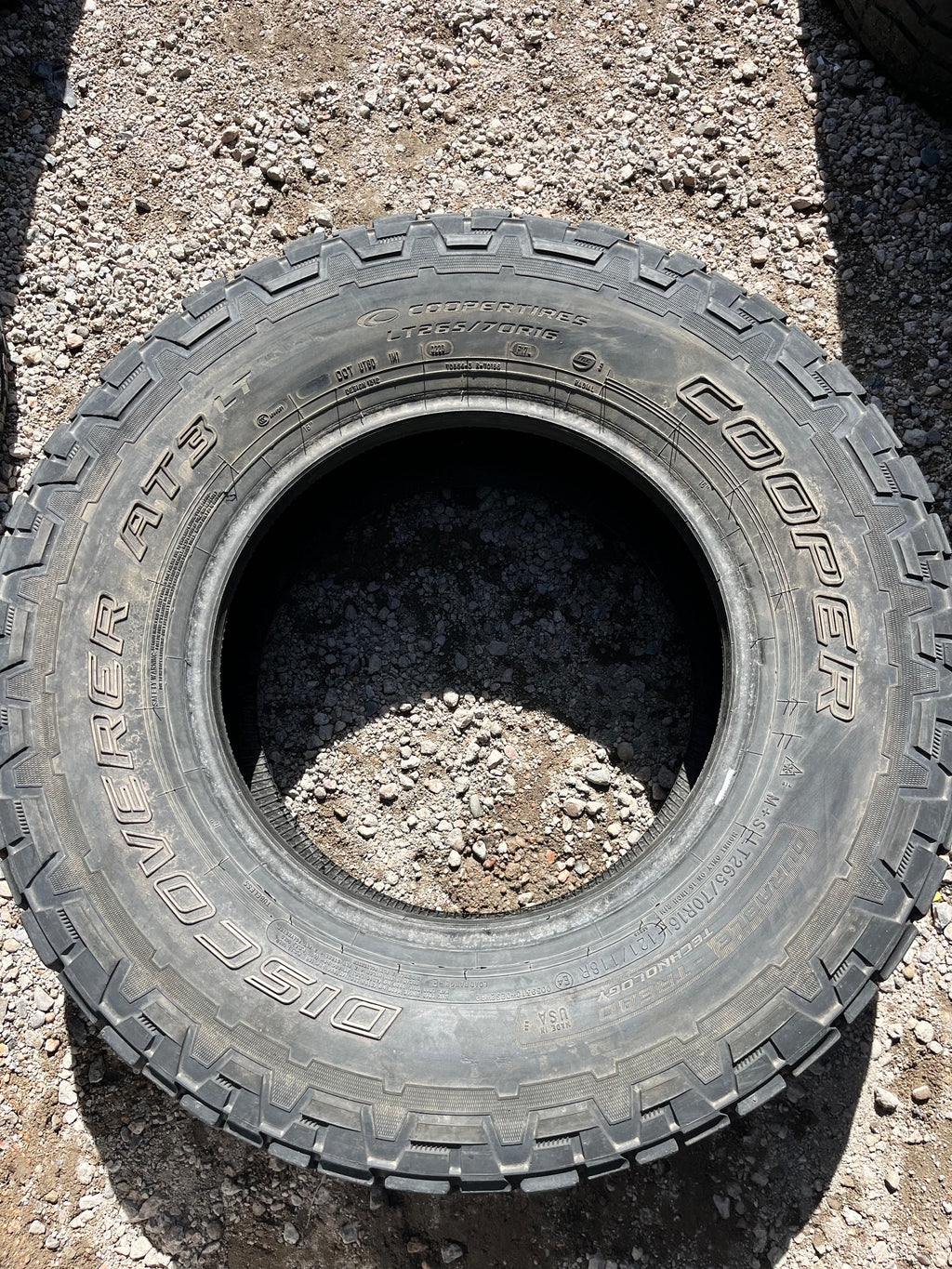 LT265/70R16 Pair (2 Used Tires) Cooper Discoverer (AT3)