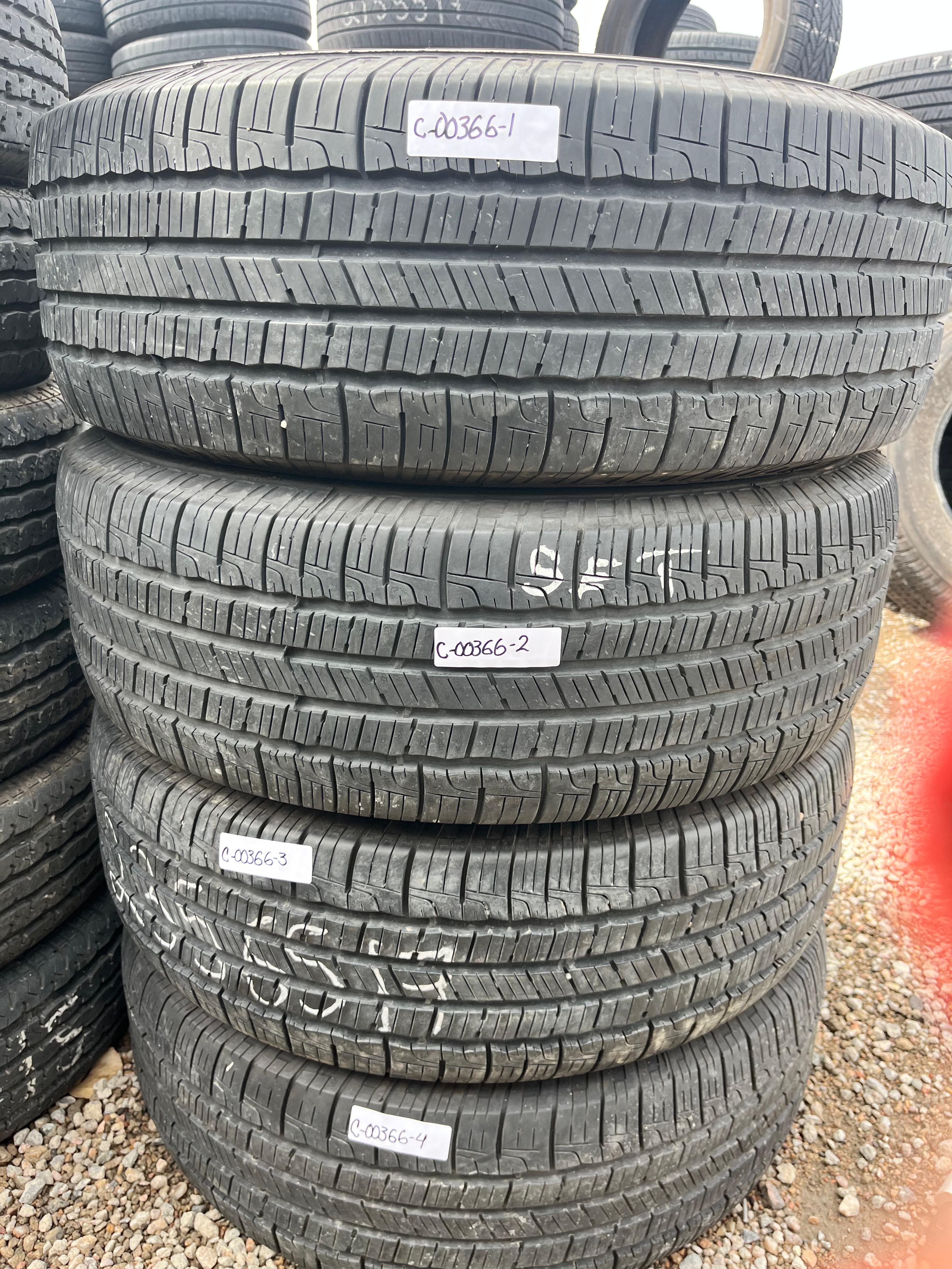235/65R17 Set (4 Used Tires)  Goodyear Reliant