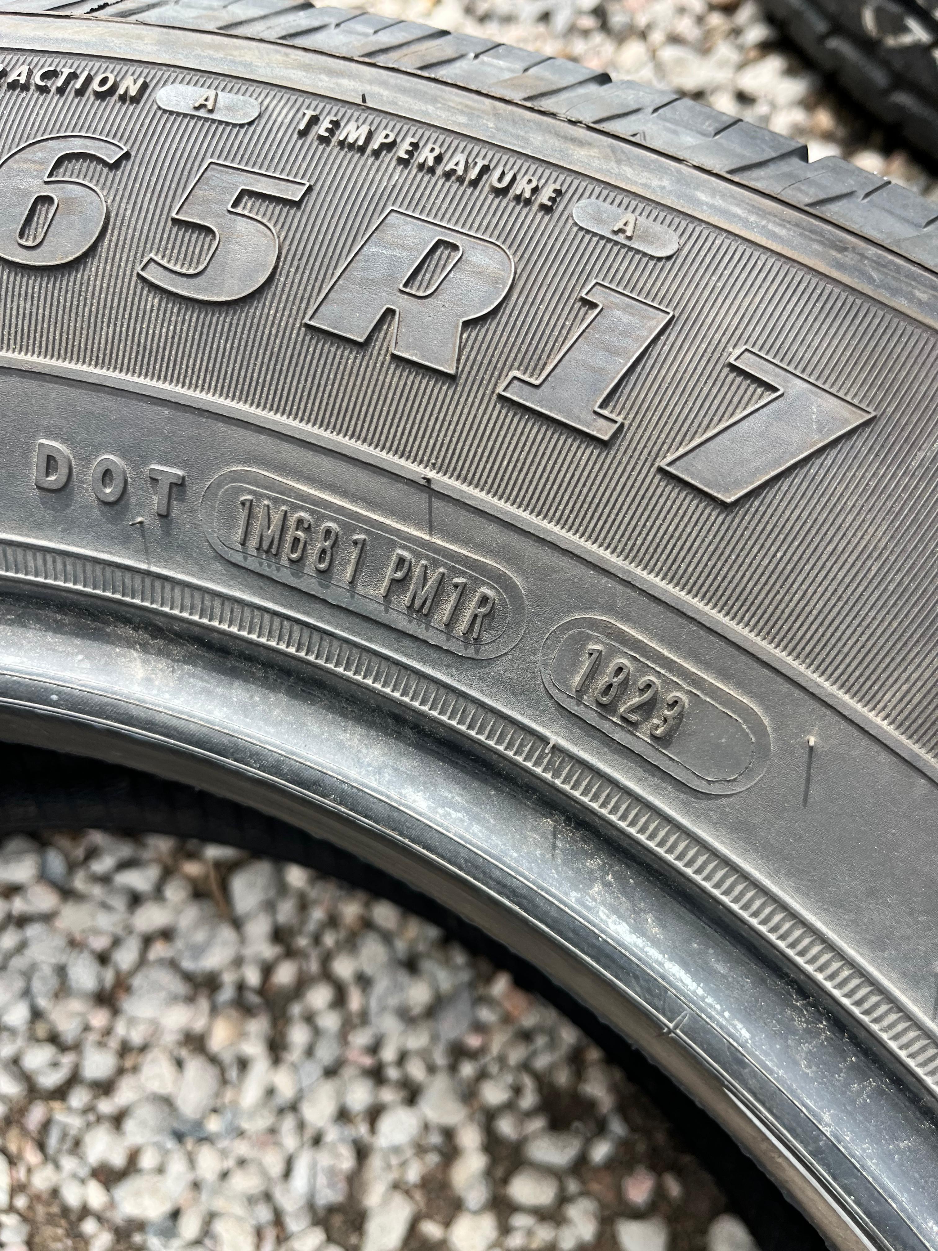 235/65R17 Set (4 Used Tires)  Goodyear Reliant
