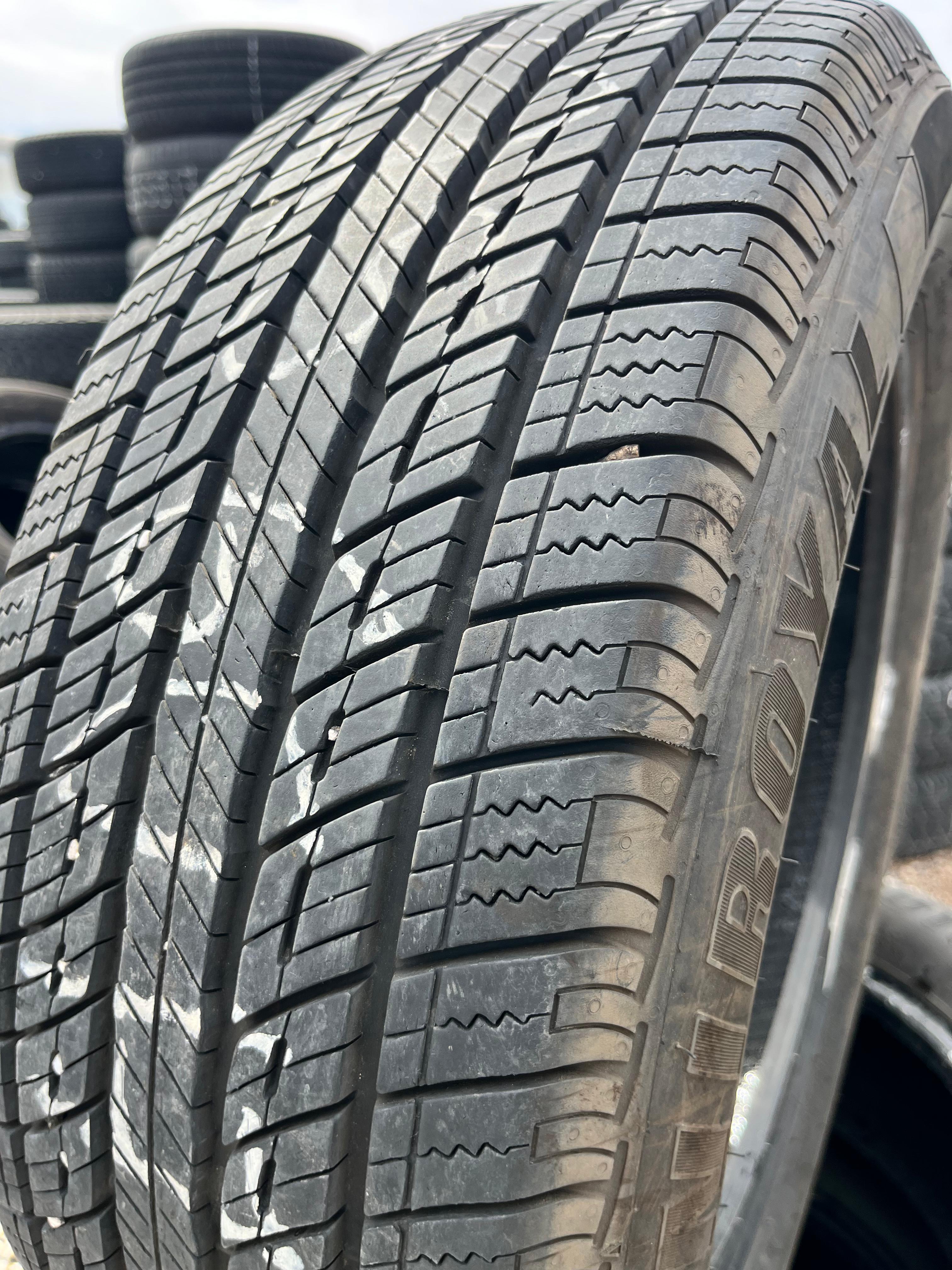 225/60R17 Pair (2 Used Tires) Uniroyal Tiger Paw Touring