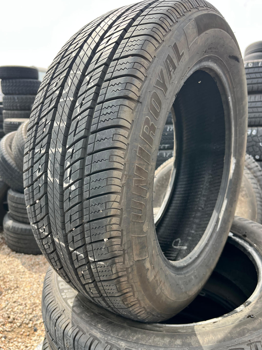 225/60R17 Pair (2 Used Tires) Uniroyal Tiger Paw Touring