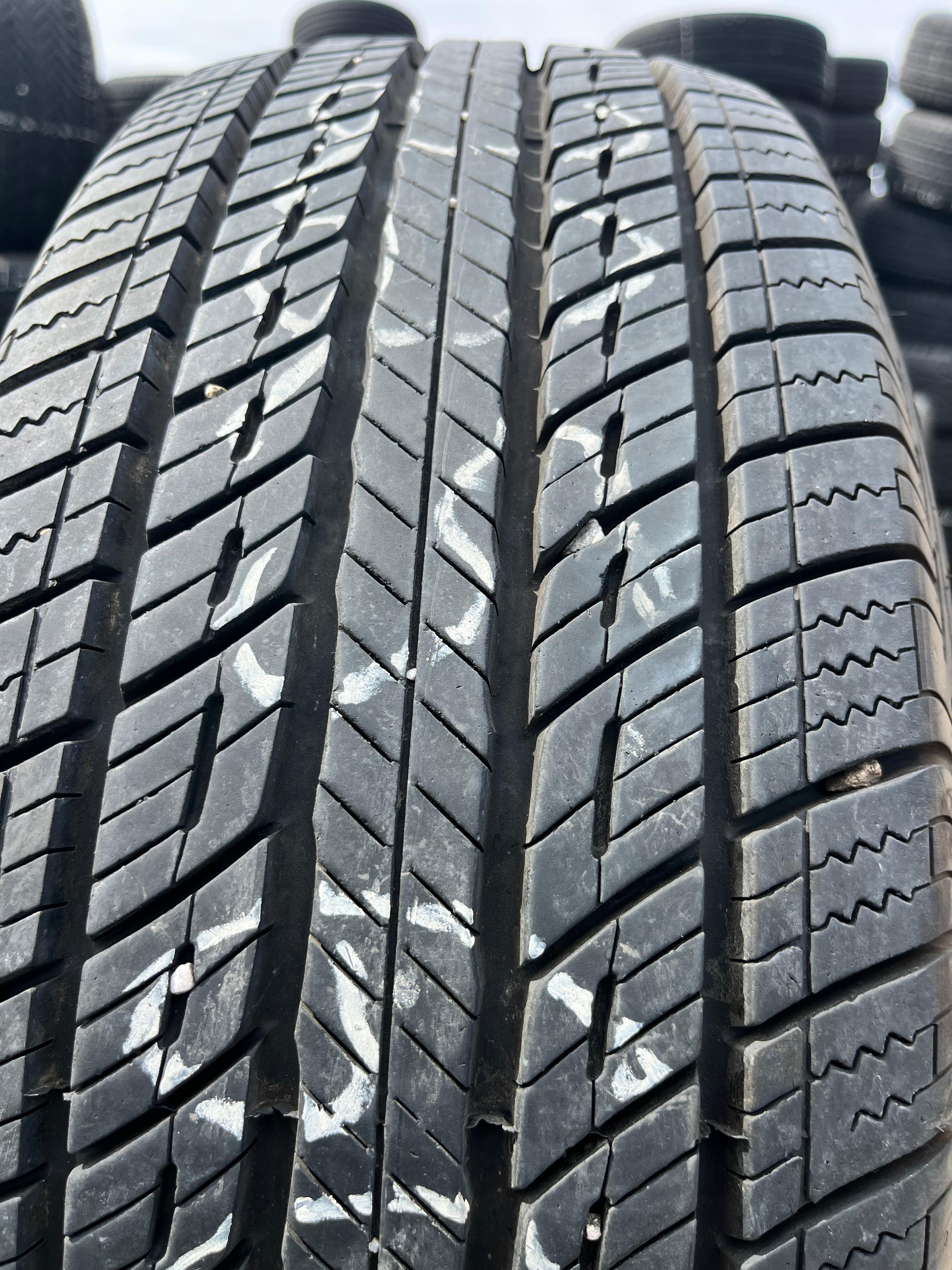 225/60R17 Pair (2 Used Tires) Uniroyal Tiger Paw Touring