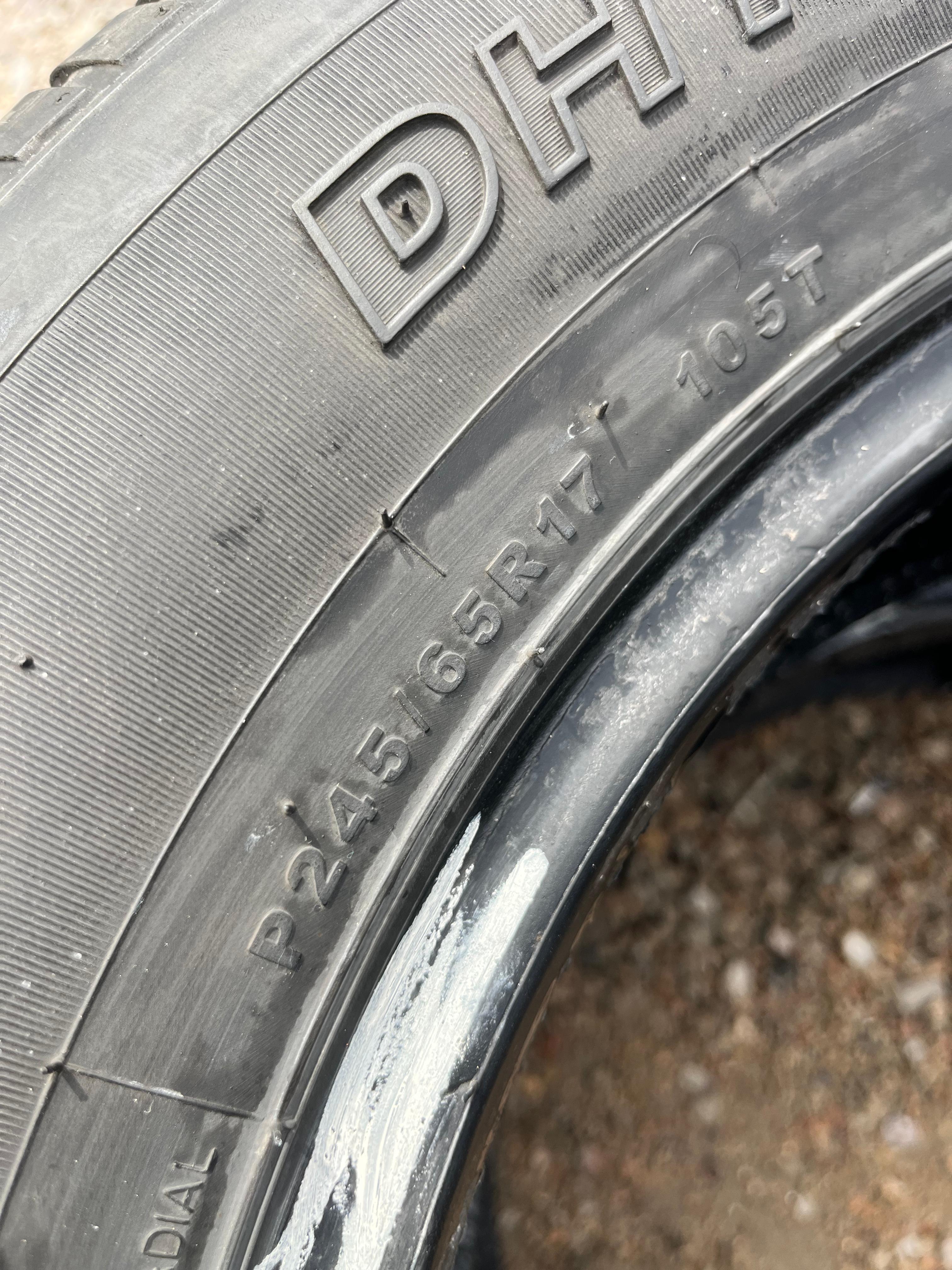 245/65R17 Pair (2 Used Tires) Dextero DHT2