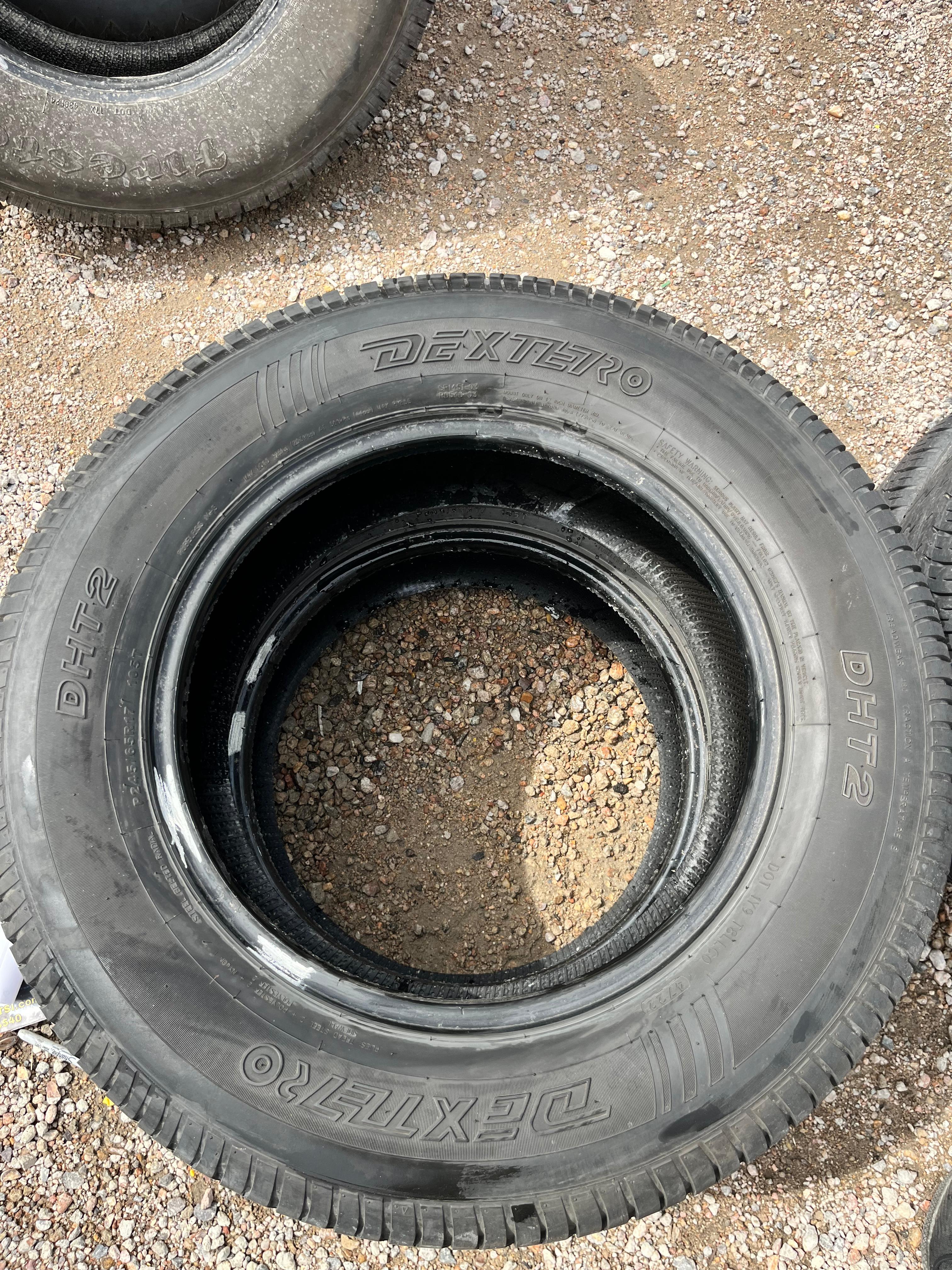 245/65R17 Pair (2 Used Tires) Dextero DHT2