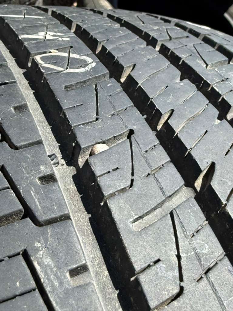 235/65R17 Pair (2 Used Tires) Goodyear Assurance