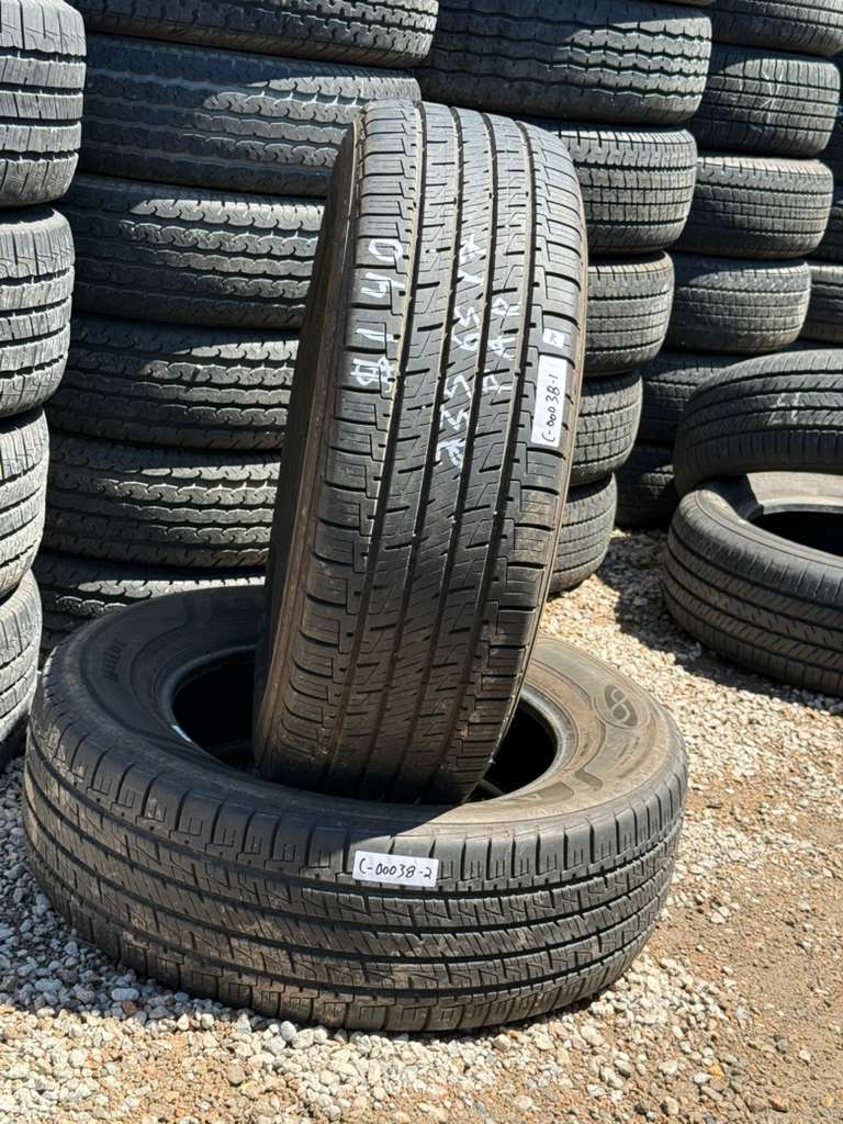 235/65R17 Pair (2 Used Tires) Goodyear Assurance