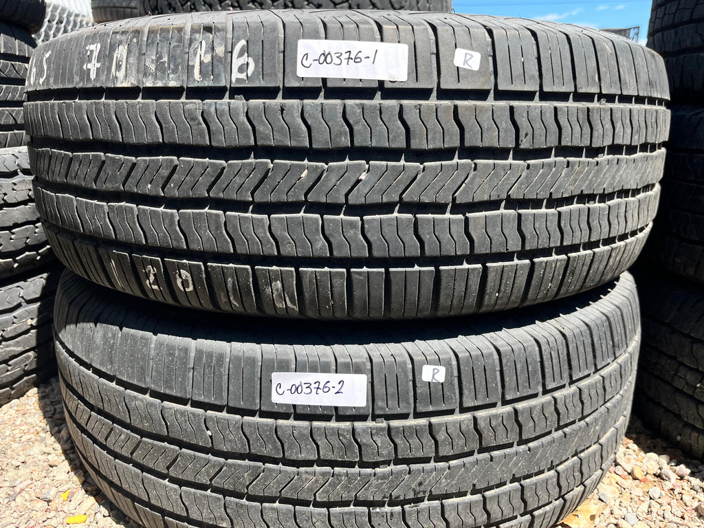 265/70R16 Pair (2 Used Tires)  Mastercraft Stratus HT