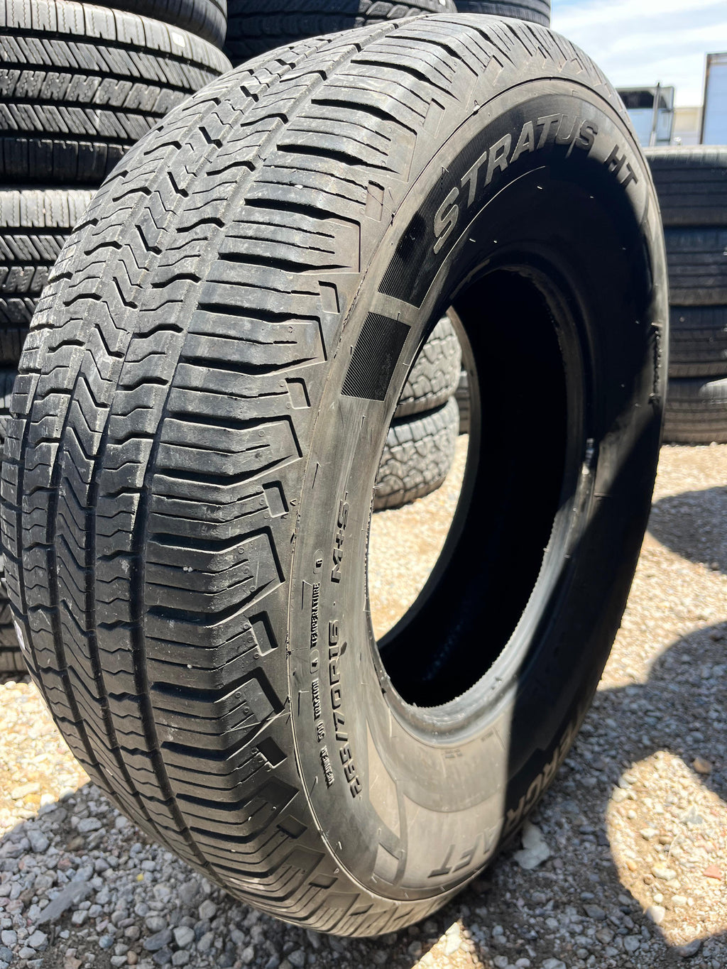 265/70R16 Pair (2 Used Tires)  Mastercraft Stratus HT