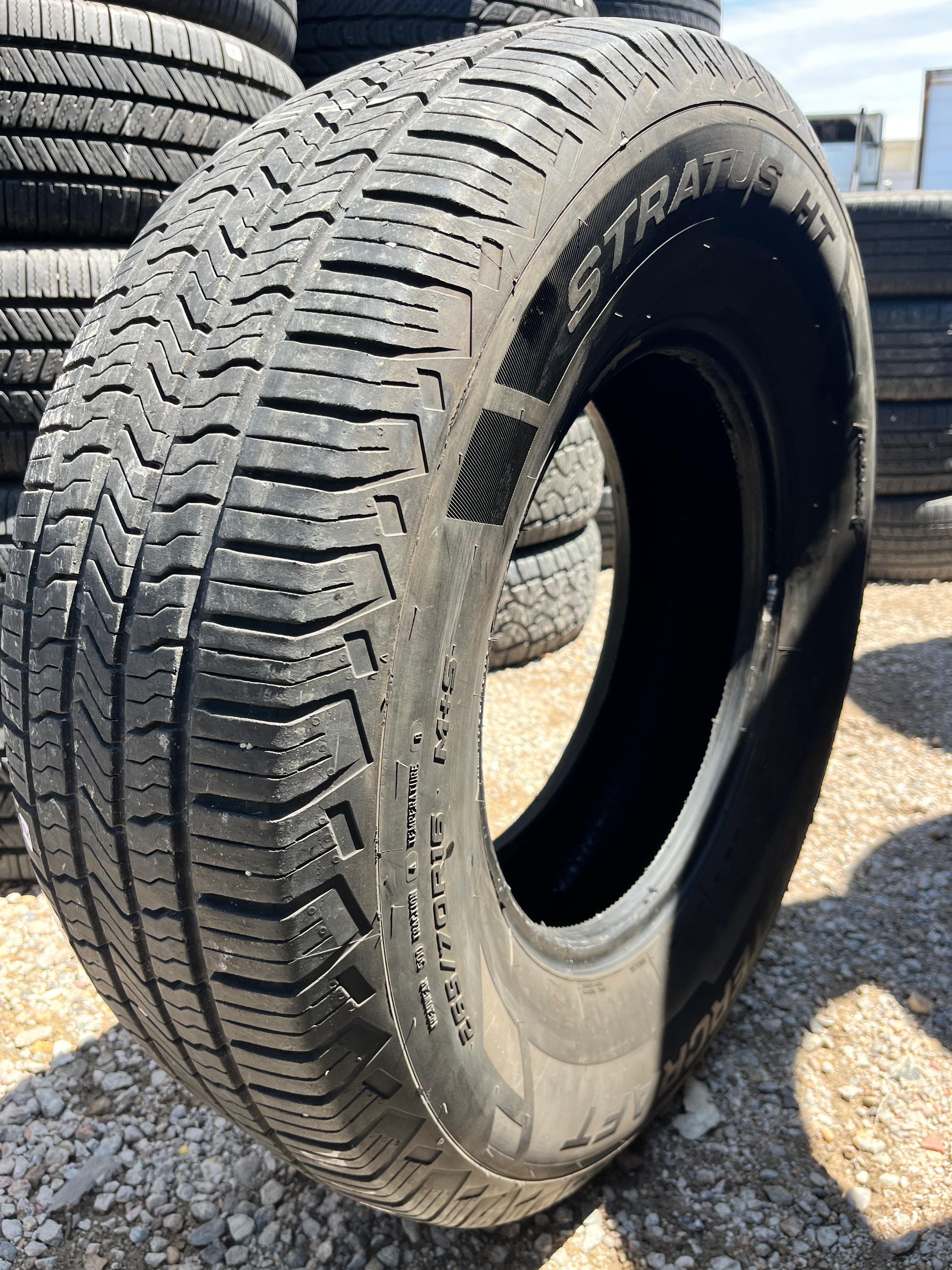 265/70R16 Pair (2 Used Tires)  Mastercraft Stratus HT