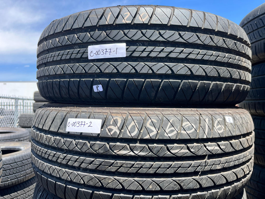 205/60R16 Pair (2 Used Tires) Douglas Touring