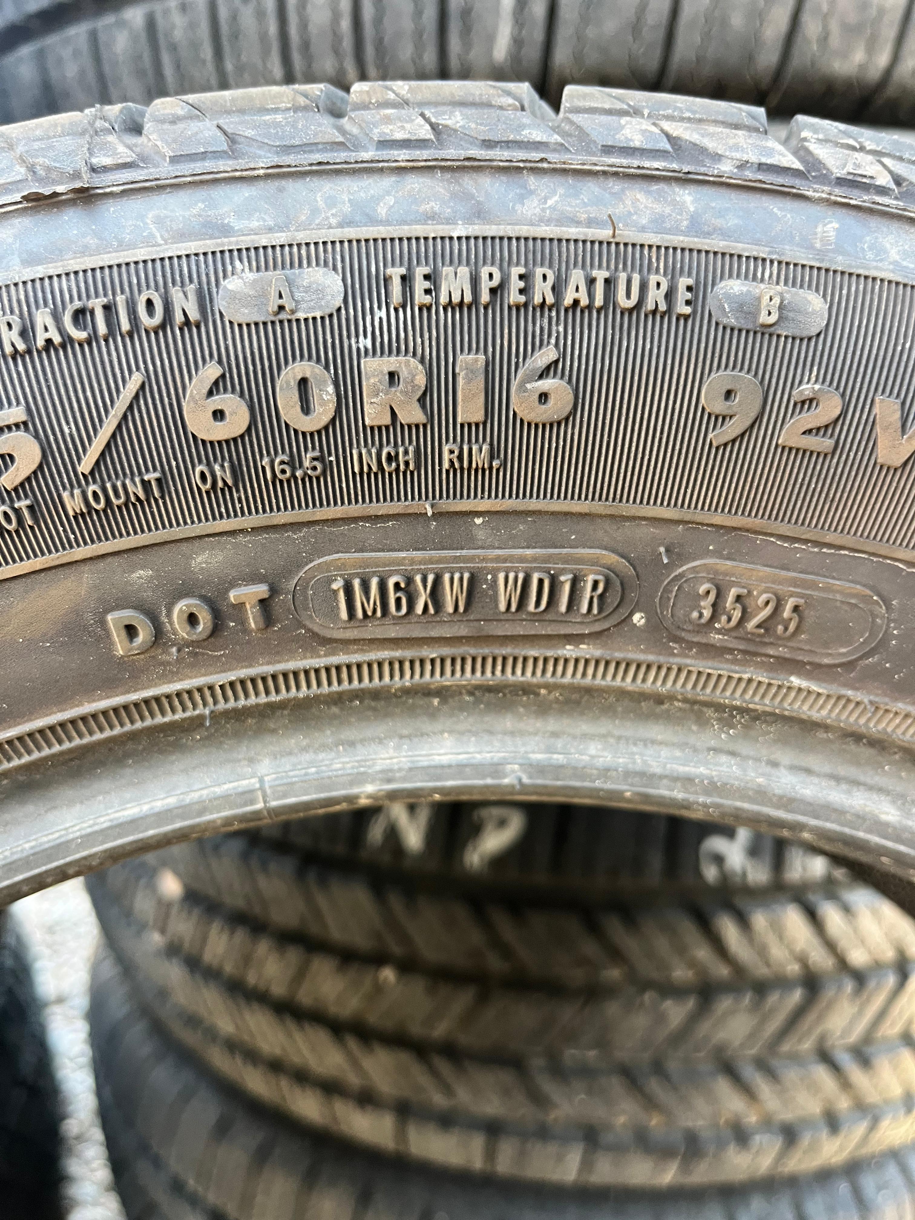 205/60R16 Pair (2 Used Tires) Douglas Touring