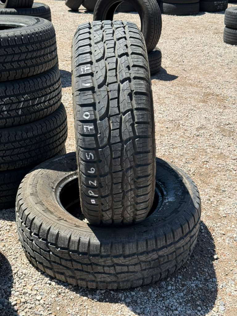 265/70R17 Pair (2 Used Tires) Crosswind A/T