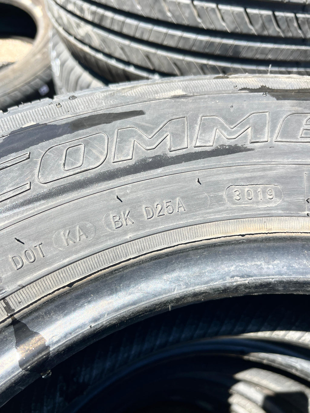 LT225/75R16 Pair (2 Used Tires) Mericus Commercial