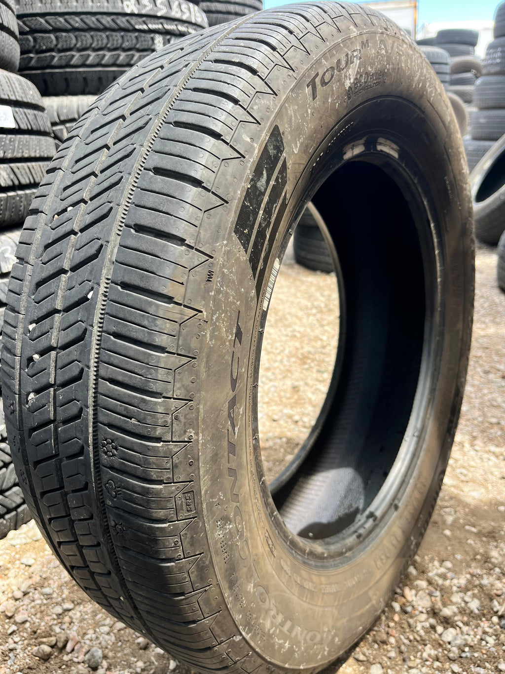 205/65R16 Pair (2 Used Tires) Continental ControlContac