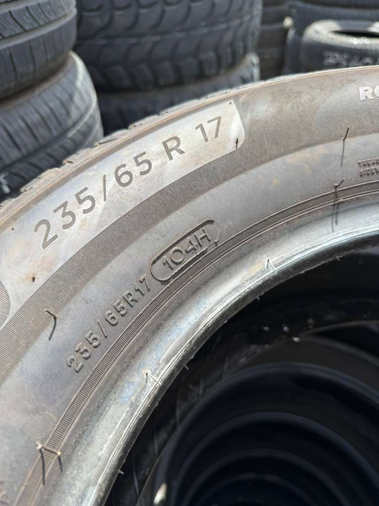 235/65R17 Pair (2 Used Tires) Michelin Cross Climate 2