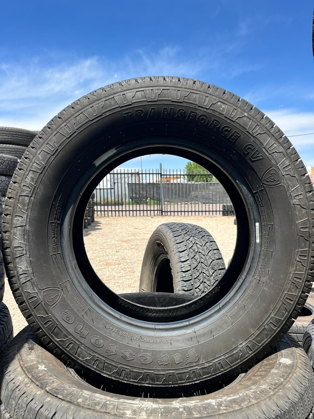 235/65R16C Set (4 Used Tires) Firestone Transforce CV