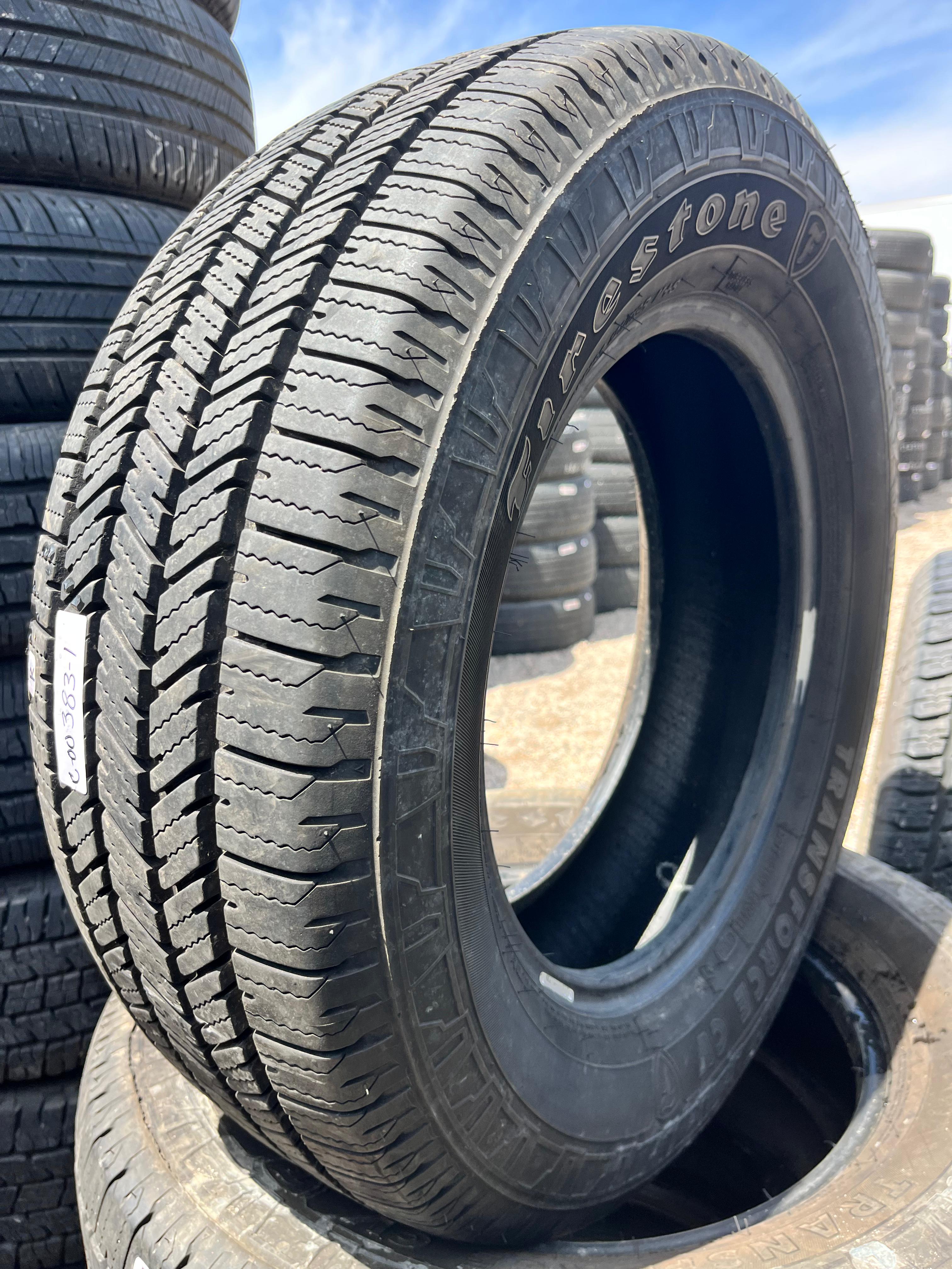 235/65R16C Set (4 Used Tires) Firestone Transforce CV