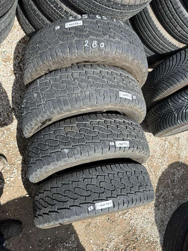 235/65R17 Set (4 Used Tires) Bfgoodrich Trail Terrain