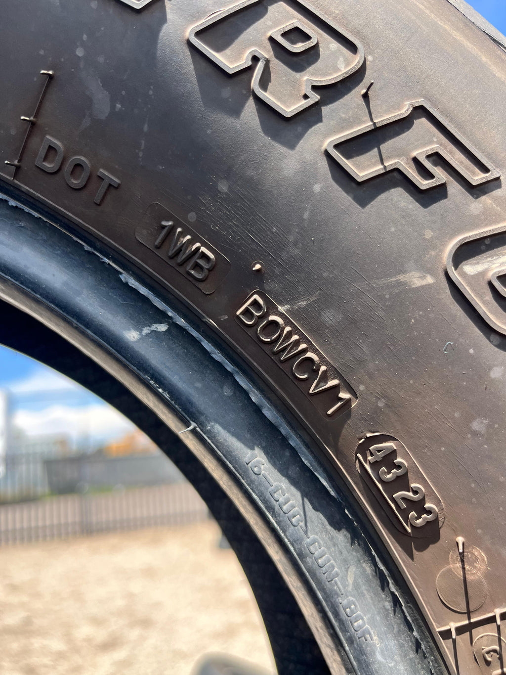 235/65R16C Set (4 Used Tires) Firestone WinterForce