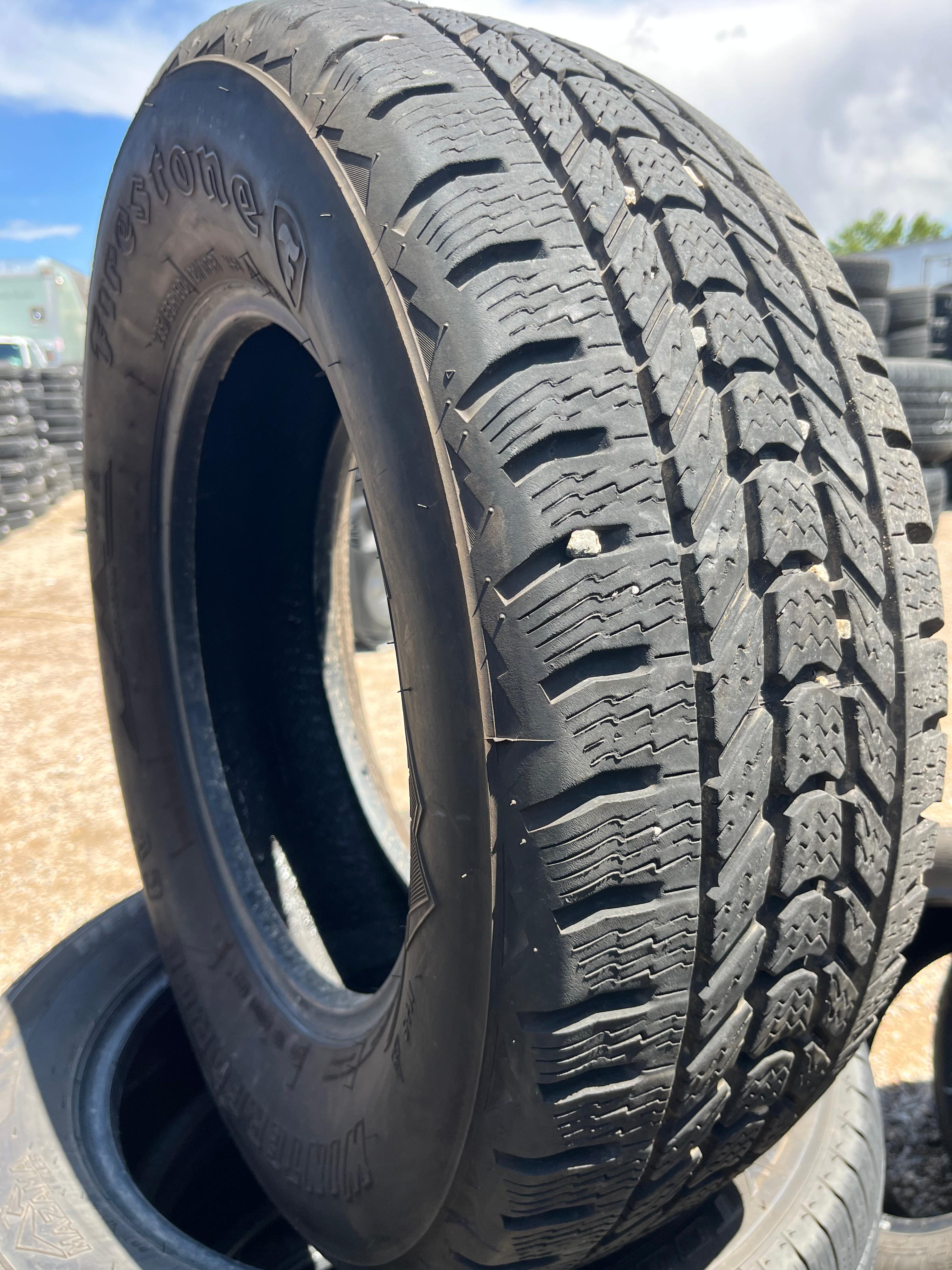 235/65R16C Set (4 Used Tires) Firestone WinterForce