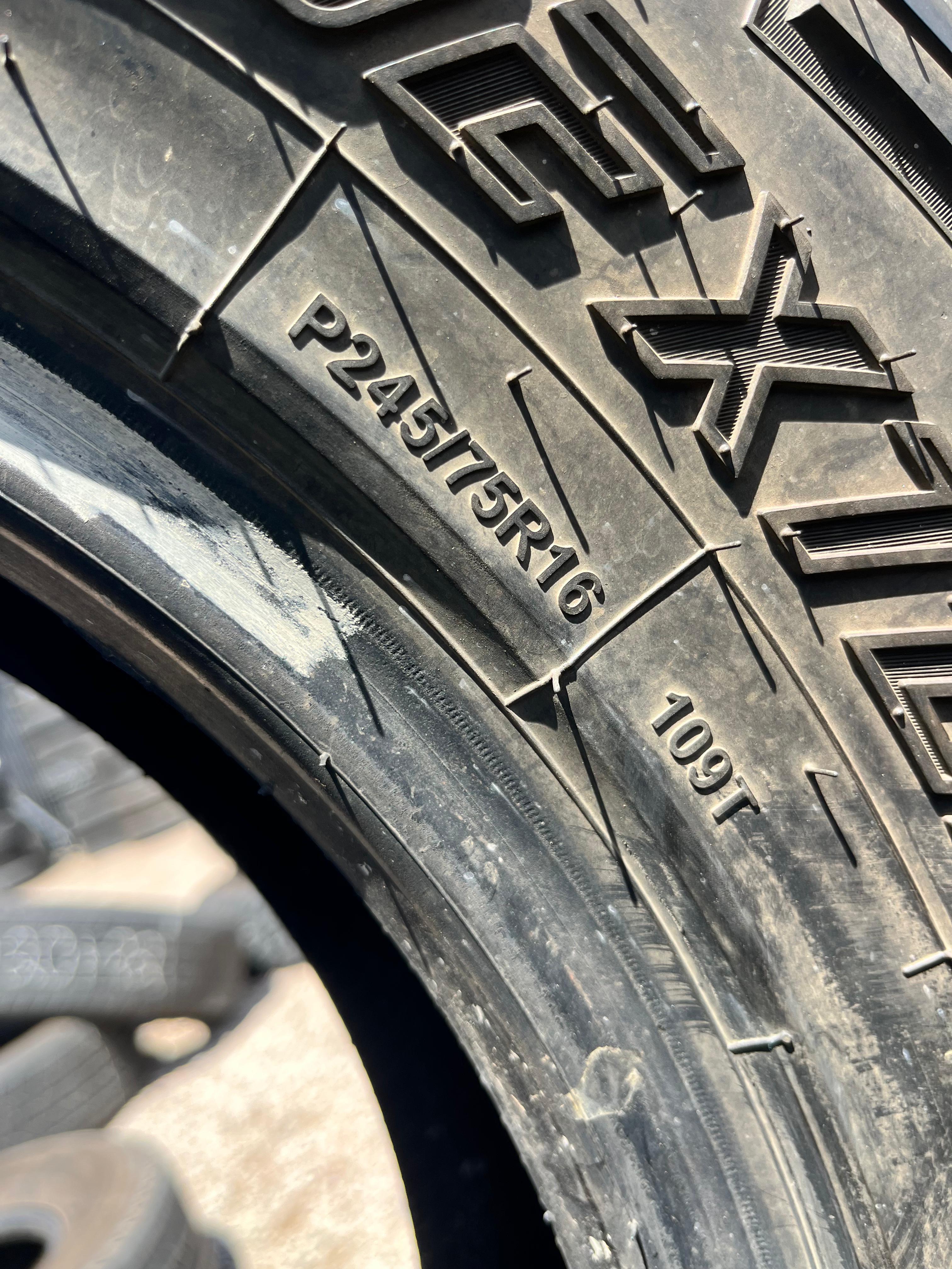245/75R16 (3 Used Tires) Dextero All Terrain (DAT1)