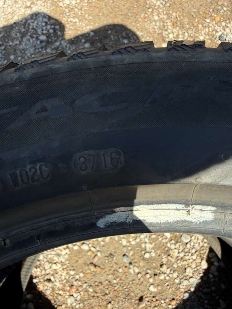 235/55R19  Pair (2 Used Tires) Continental Winter Contact SI