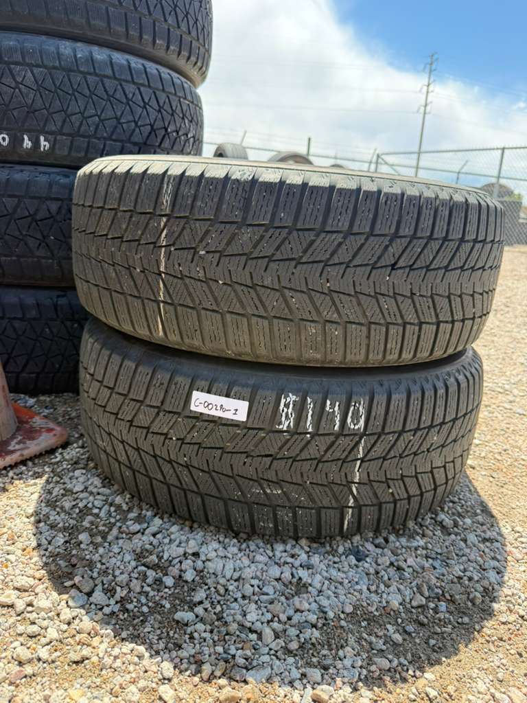 235/55R19  Pair (2 Used Tires) Continental Winter Contact SI