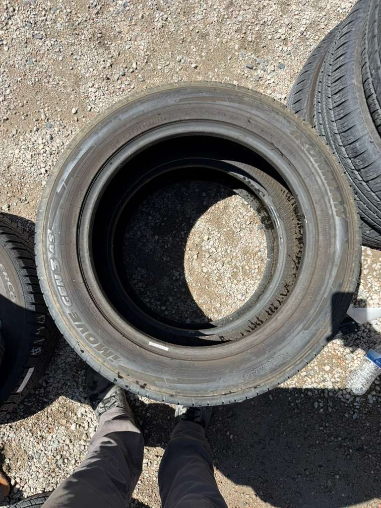 235/55R19 Pair (2 Used Tires)  Ironman iMove Gen 3 AS