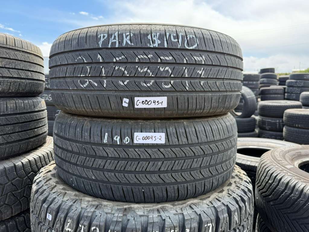 215/55R17 Pair (2 Used Tires) Sailun Atrezzo SH408