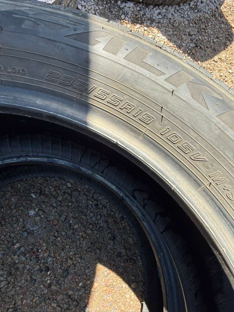 235/55R19 Pair (2 Used Tires) Falken Pro G5 CSV