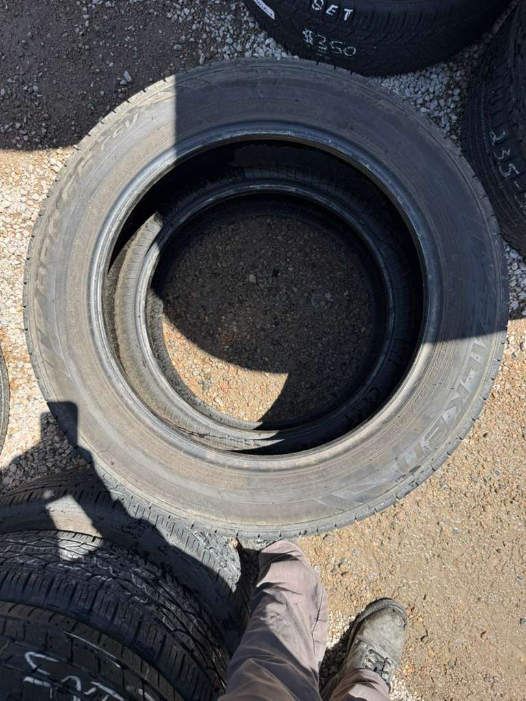 235/55R19 Pair (2 Used Tires) Falken Pro G5 CSV