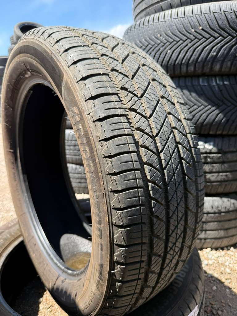 235/55R19 Pair (2 Used Tires) Bridgestone Alenza AS Ultra