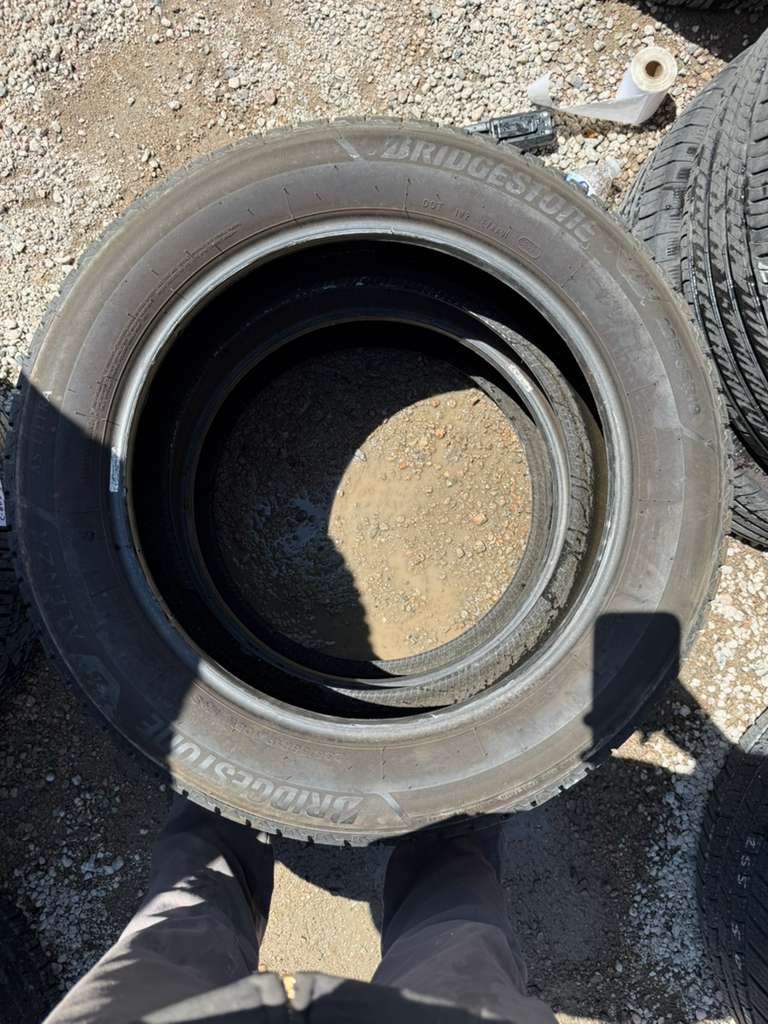 235/55R19 Pair (2 Used Tires) Bridgestone Alenza AS Ultra