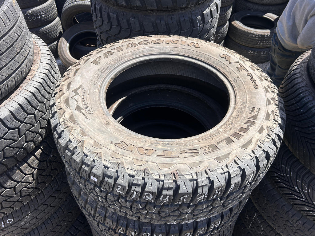 LT245/75R17 Pair (2 Used Tires) Milestar Patagonia A/T Pro