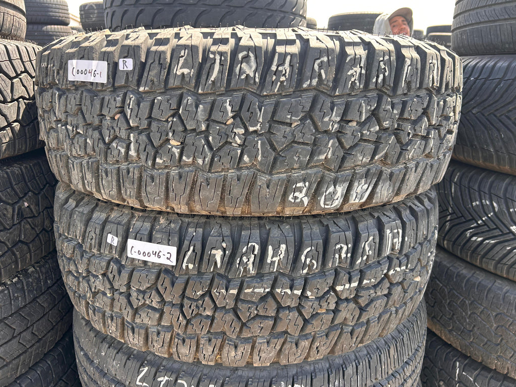 LT245/75R17 Pair (2 Used Tires) Milestar Patagonia A/T Pro