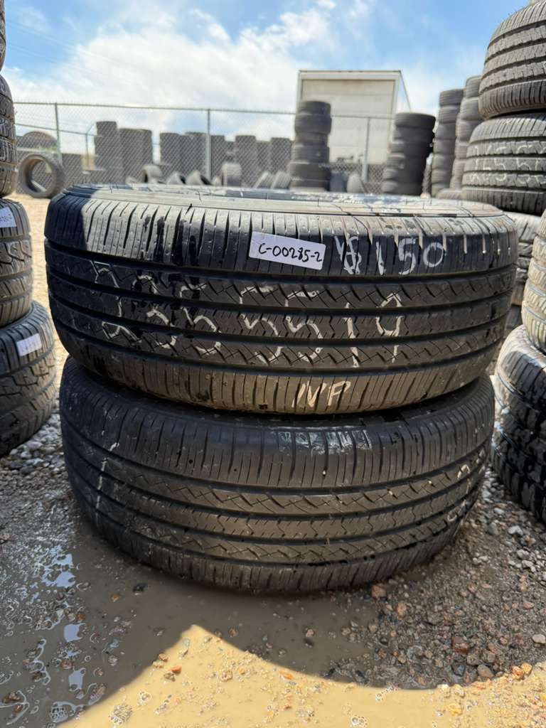 235/55R19 Pair (2 Used Tires) Toyo Open Country A39